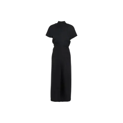 BE PLAIN Short Sleeved Dresses Women's Black