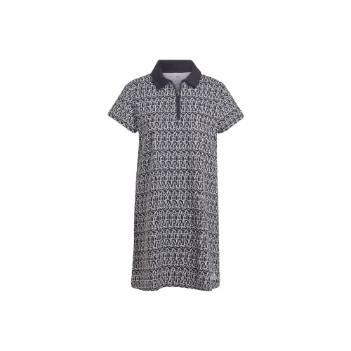 Adidas Short Sleeved Dresses Women's Black