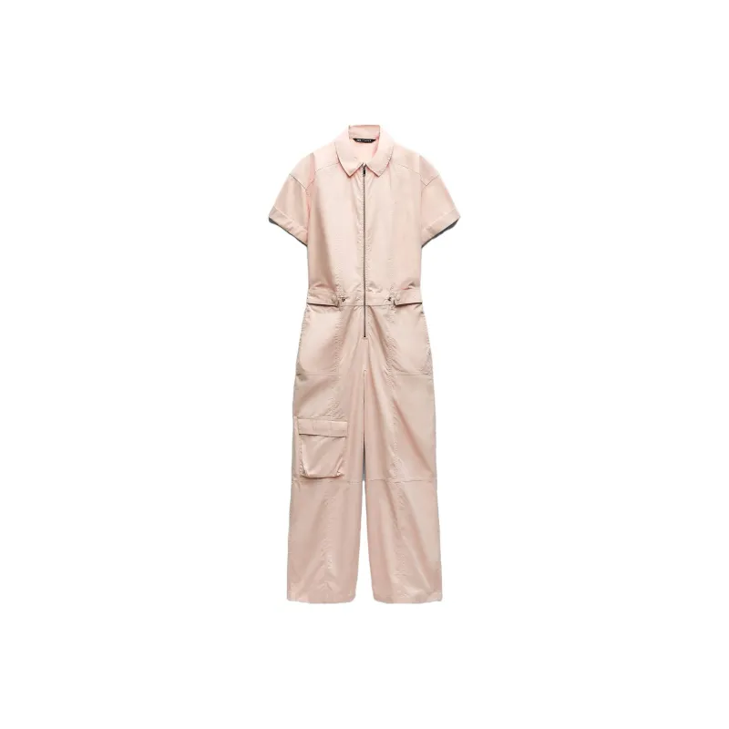 ZARA Jumpsuits Women's White-0