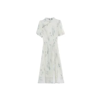 COVT Short Sleeved Dresses Women's Beige Apricot