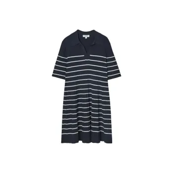 COS Short Sleeved Dresses Women's Navy Blue