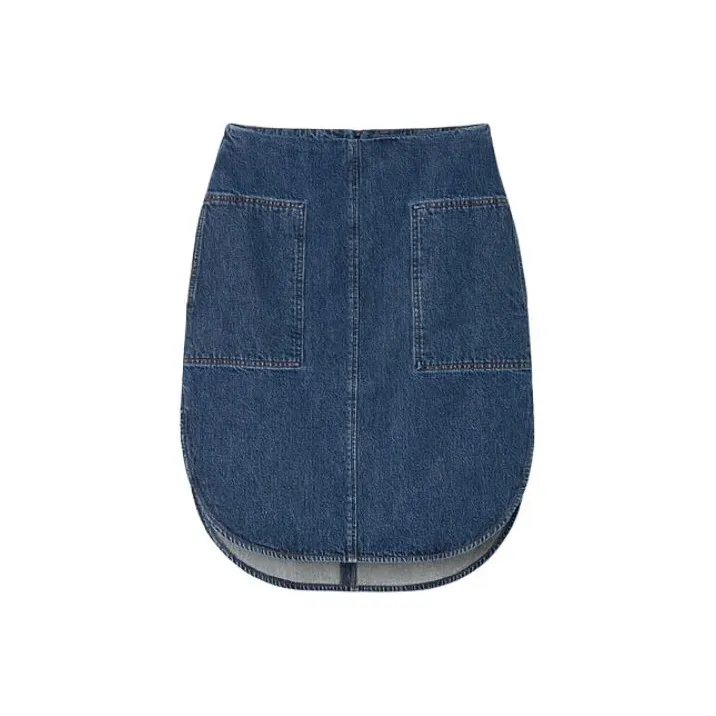 TOTEME Denim Midi Skirt-0