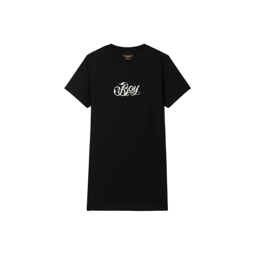 Boy London Short Sleeved Dresses Women's Black