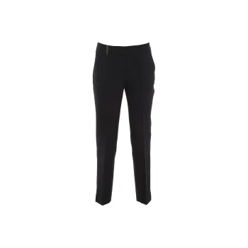 PESERICO Slim Fit Cropped Trousers