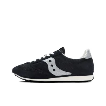 Saucony GRIPPER Anti Slip Wear Resistant Low Top Casual Running Shoes Unisex Black White