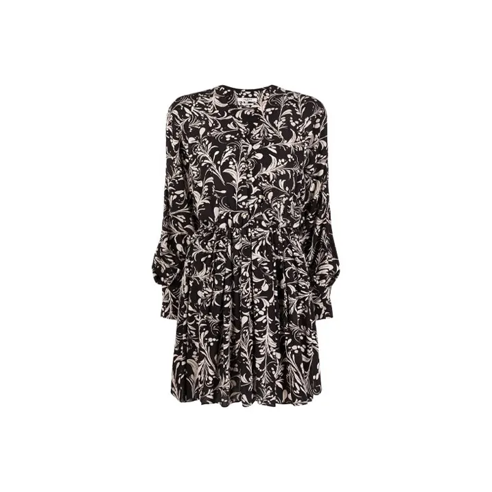 ISABEL MARANT Long-Sleeved Dresses Women's Black-0