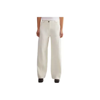 NASTY GAL Denim Straight Leg Jean Jeans Women's Natural Color