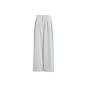 Wen Shan Casual Pants Women's Light Gray