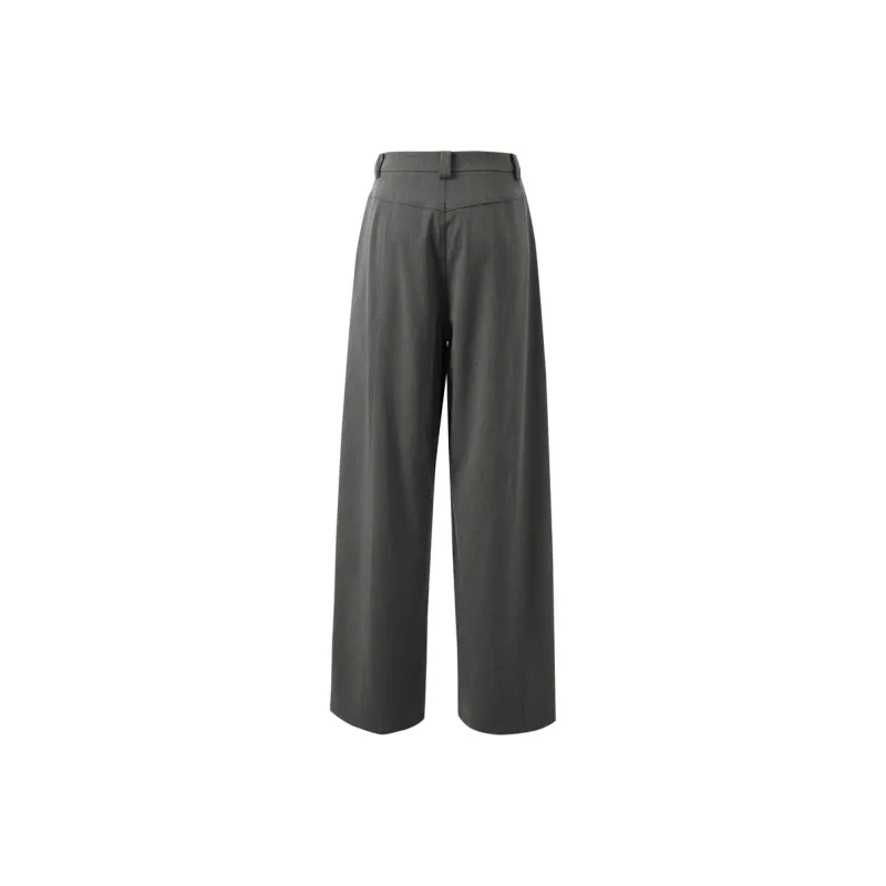 3COLOUR Casual Pants Women's Stone Gray-1