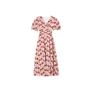 COVT Short Sleeved Dress Women's Red