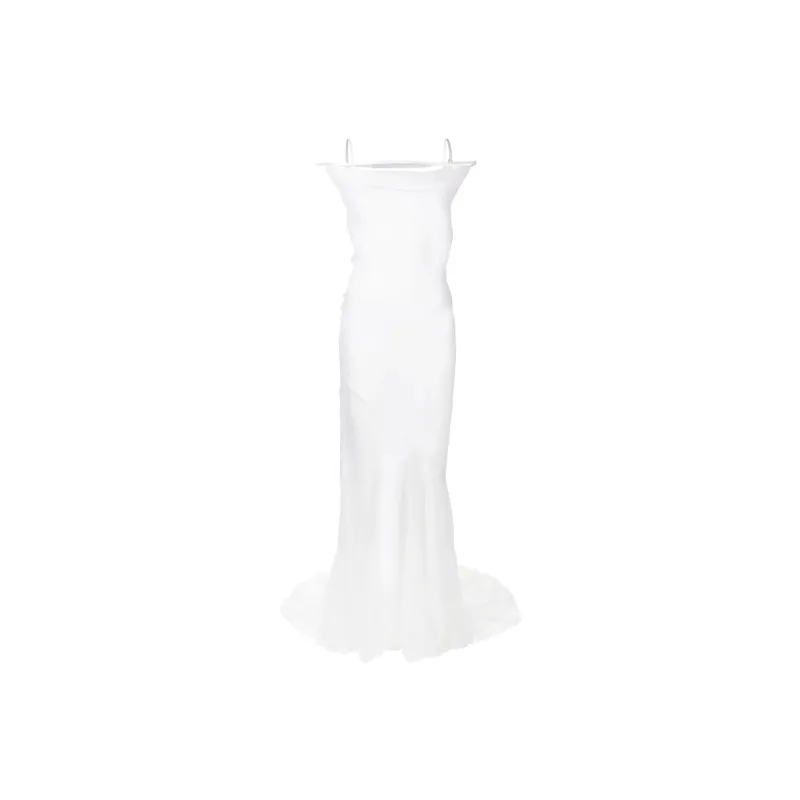 Jacquemus Sleeveless Dresses Women's White-0