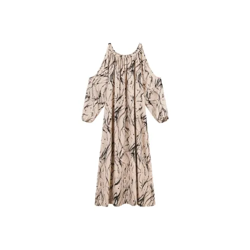 Migu Long Sleeved Dress Women's Twilight Shadow