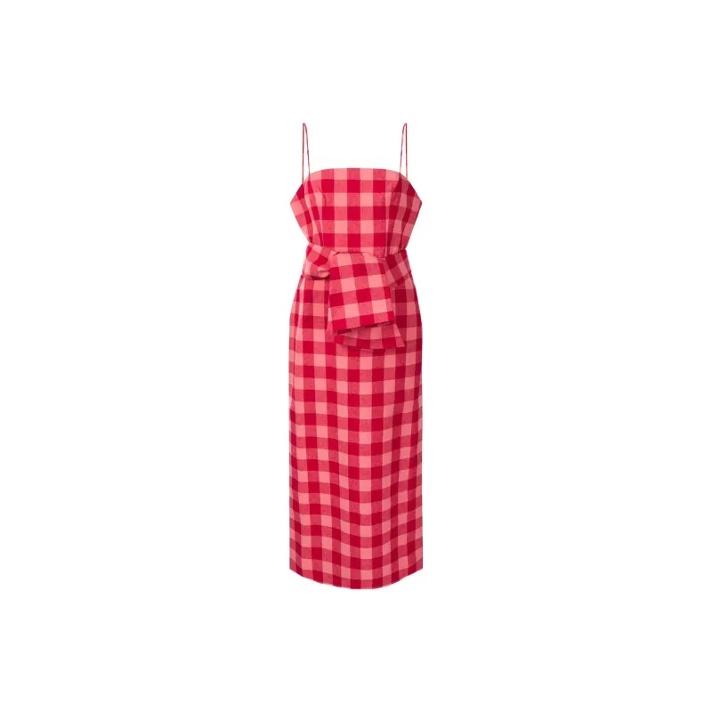 ACLER Sleeveless Dresses Women's Red-0