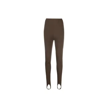 NANUSHKA Stirrup cuffs High waisted Leggings