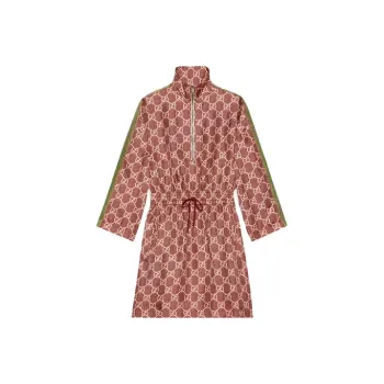 GUCCI FW21 Long Sleeved Dresses Women's Pink
