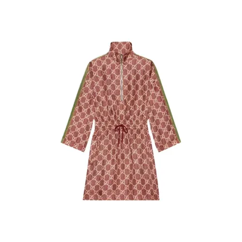 GUCCI FW21 Long Sleeved Dresses Women's Pink