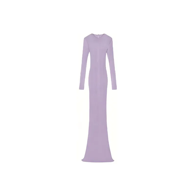 Givenchy Long-Sleeved Dresses Women's Purple-0