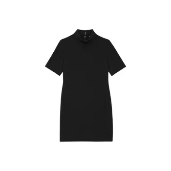 THEORY Short-Sleeved Dresses Women's Black