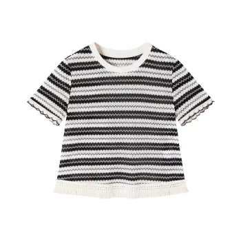 XIANGYING T Shirt Women's Black