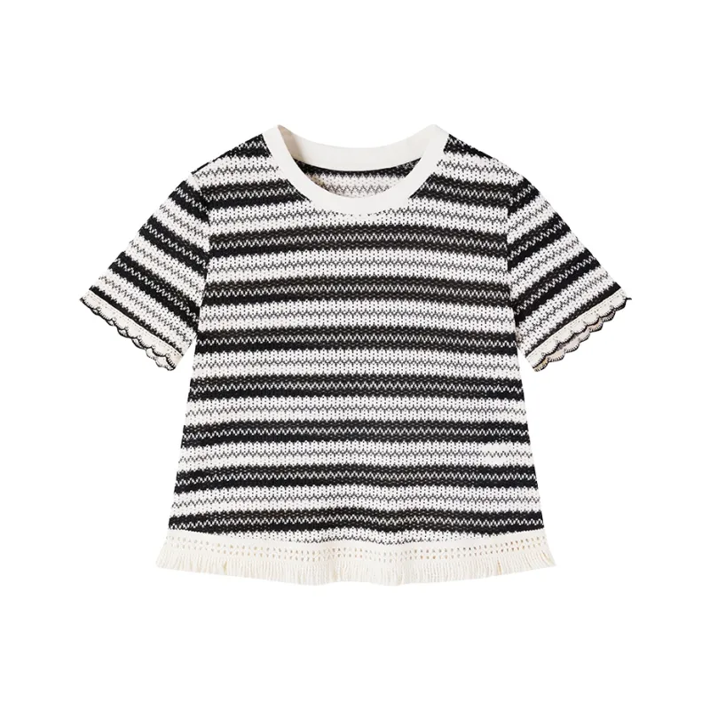 XIANGYING Regular T Shirt Women's Black-0