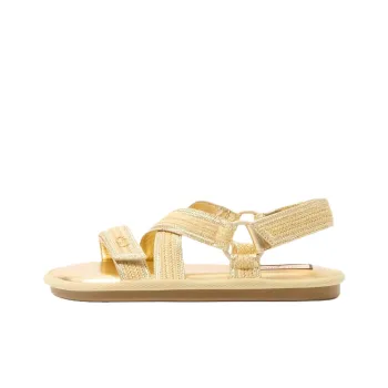 Valentino Lake Powell One Strap Sandals Women's Gold