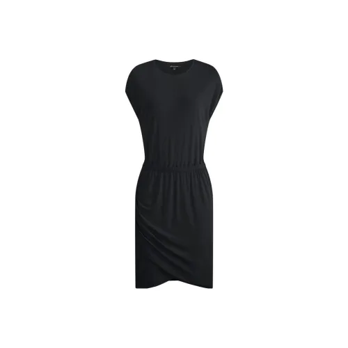 ARMANI EXCHANGE Short Sleeved Dresses Women's Black