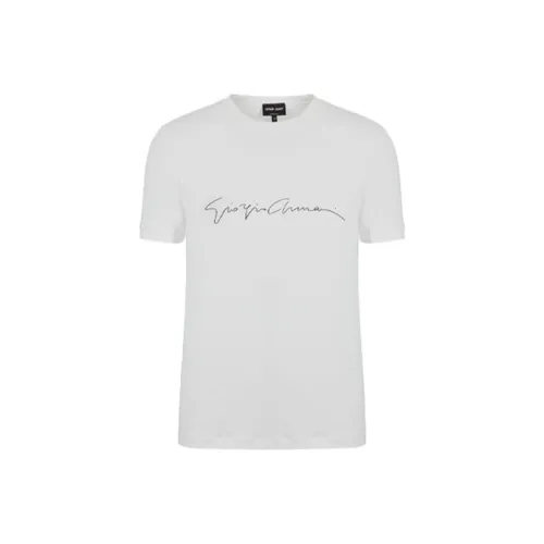 GIORGIO ARMANI Asv Stretch viscose T shirt With Signature Logo