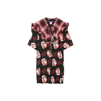 LALABOBO Short-Sleeved Dresses Women's
