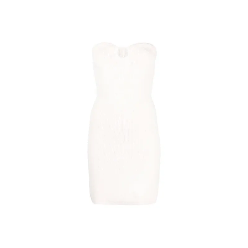 NANUSHKA Balloon Series Sleeveless Dresses Women's White-0