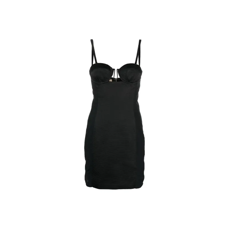 GUCCI Duchesse Cutout Dress Black-0