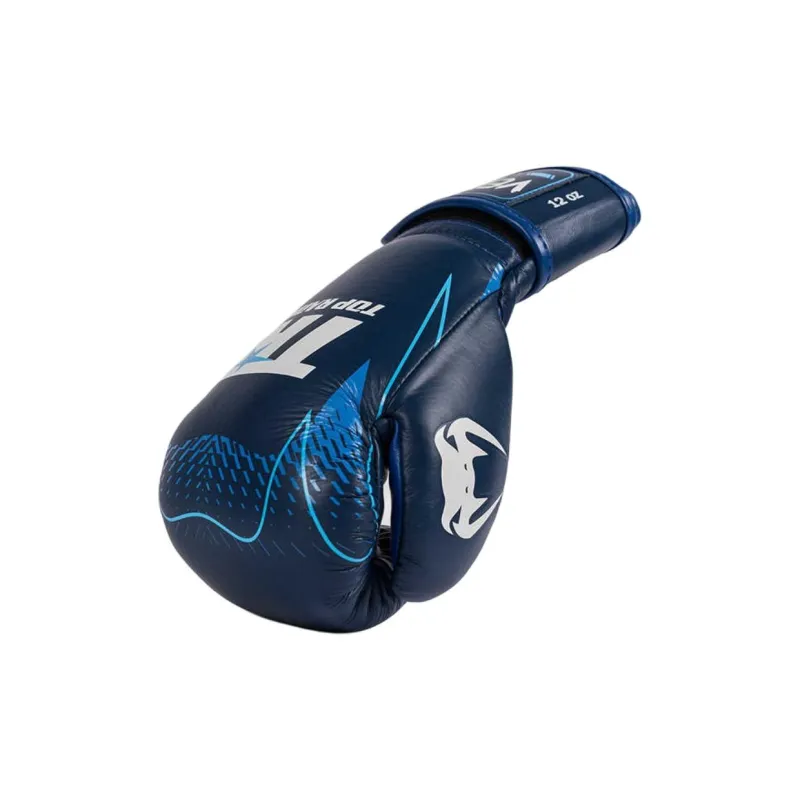 VENUM Boxing Gloves Nappa Leather Training Unisex Marine Blue-2