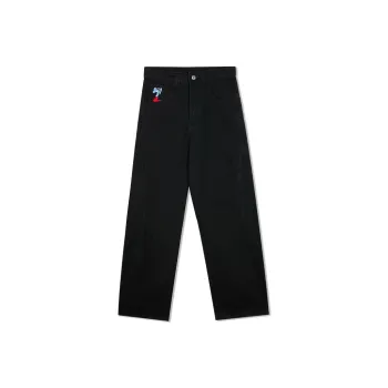 MIND ERROR Jeans Unisex Black