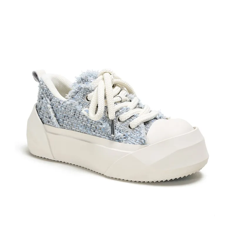 ADCDAVINCI Abrasion Resistant Height Increasing Low Top Canvas Shoes Unisex-1