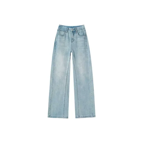 FAWENXIANGZI Jeans Women's Blue