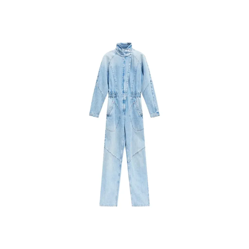 ISABEL MARANT FW23 Jumpsuit Women's Light Blue-0