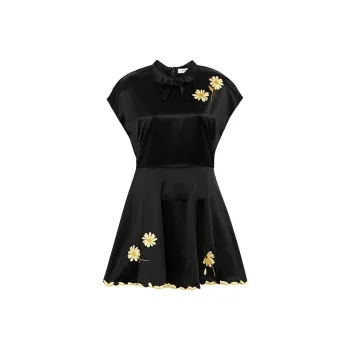 COACH Short Sleeved Dresses Women's Black