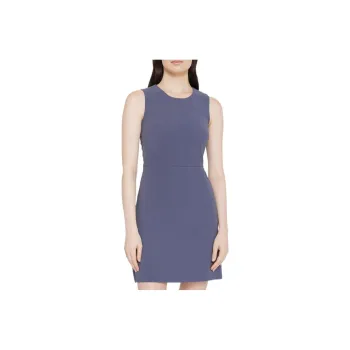 THEORY Sleeveless Dresses Women's Blue Gray