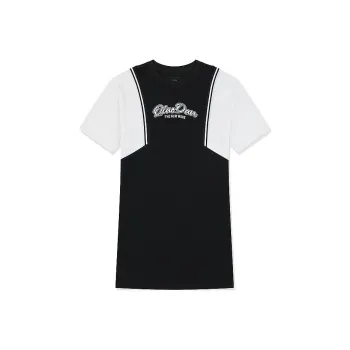 QIAODAN Short-Sleeved Dresses Women's Black/Jordan White