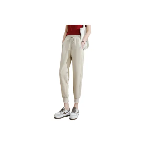 Tonlion Knitted Sports Pants Women's White