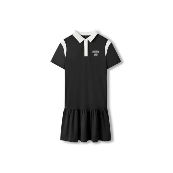 Skechers Sports Life Collection Short Sleeved Dresses Women's Carbon Black