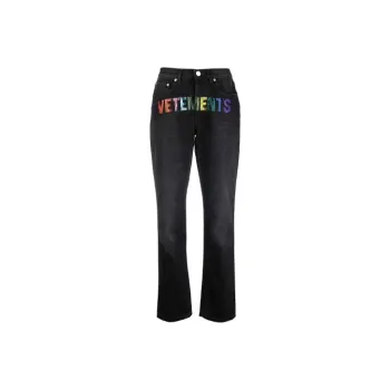 Vetements Jeans Women's Black