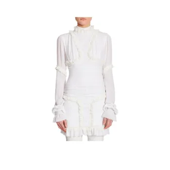 BALMAIN Long Sleeved Dresses Women's White