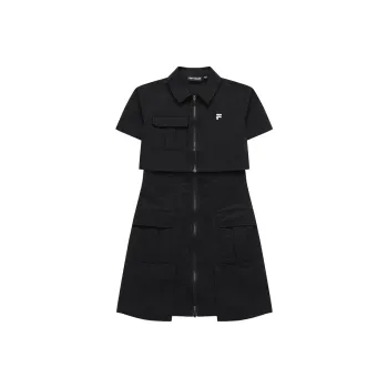 FILA FUSION Short Sleeved Dresses Women's Two Piece Set