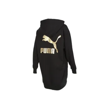 PUMA Long Sleeved Dresses Women's Black