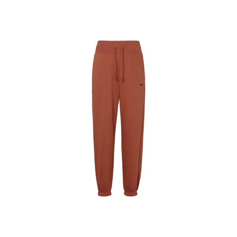 Nike Knitted Sports Pants Women's Torn Orange-0