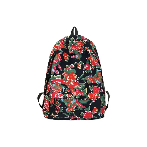 Caramella Nylon Fabric Backpack Unisex Multicolor