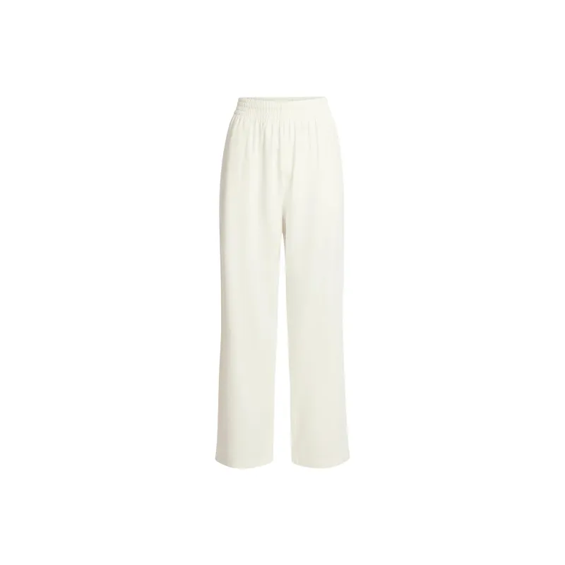 SKIMS SS25 COTTON JERSEY WIDE LEG PANT Casual Pants Women's MARBLE/Marble-0