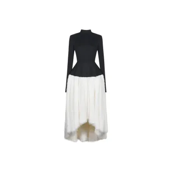 MONTSAND FW24 Camila Dress Long-Sleeved Dresses Women's Black