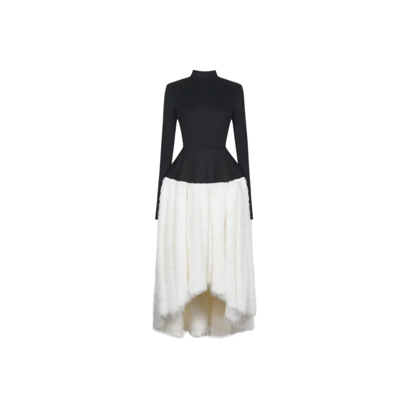 MONTSAND FW24 Camila Dress Long-Sleeved Dresses Women's Black-0