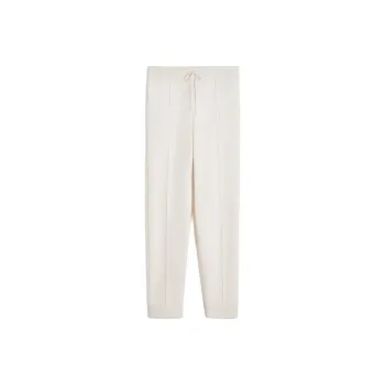 TOTEME SS24 Knitted Sweatpants Women's Macadamia Nut